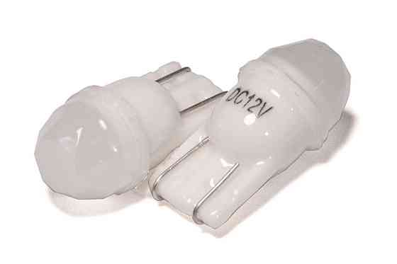 Светодиодная лампа StarLight T10 1 диод 12V 0.5W 3D WHITE матовая линза, running lights Харьков