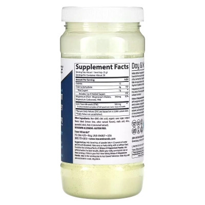 Минералы Trace Магний, вкус лимон-лайм, 350 мг, Stress-X, Magnesium Powder, Trace Minerals, 25 (TMR-00274) Винница - изображение 2