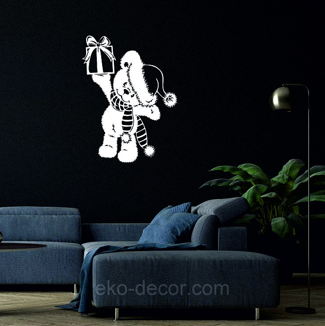 Декоративное настенное Панно «Новый год», Декор на стену 70*52 см Киев - изображение 5