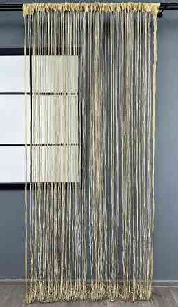 Шторы-нити Rovi Premium с люрексом Золотистый 300х300см 1 шт (61-113) Киев