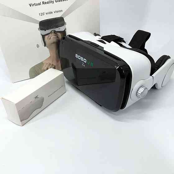 Виар бокс VR BOX Z4, Очки виртуальной реальности с сенсорами, VR-очки белые, Очки для смартфона VM-26 Киев