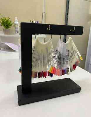 Подставка для типс на 4 крючка. Черная Киев