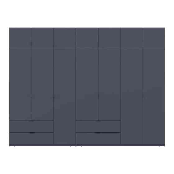 Шкаф для одежды Doros Лукас Графит 3+4 ДСП 315х50х240 DRS-011699 (42005137) Львов