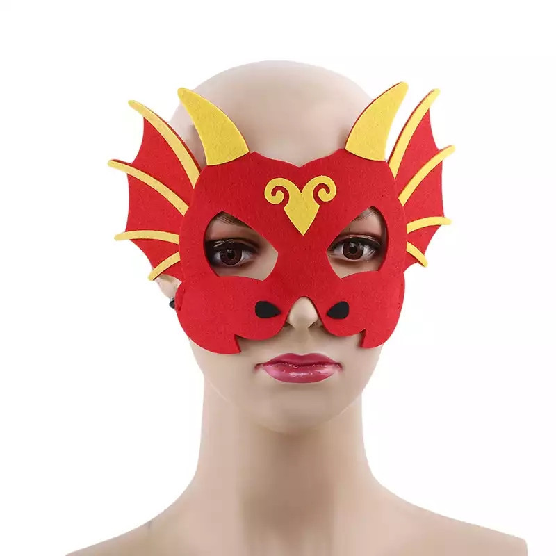 Детская маска Огненный дракон one size красно-желтый Киев - изображение 2