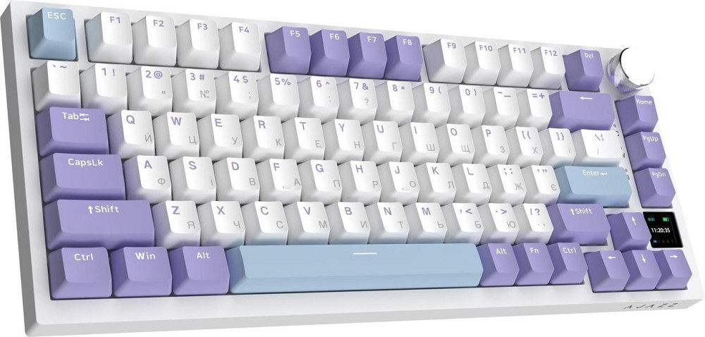 Клавіатура бездротова Ajazz AK820 Pro Gift Switch Purple (AK820PROGPWB) Фіолетовий Харків - фото 4
