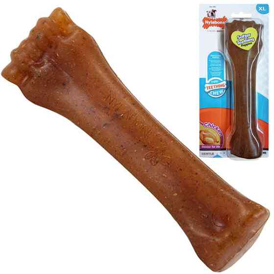 Nylabone Puppy Chew Bone НІЛАБОН БОУН кістка жувальна іграшка для цуценят, смак курки Київ