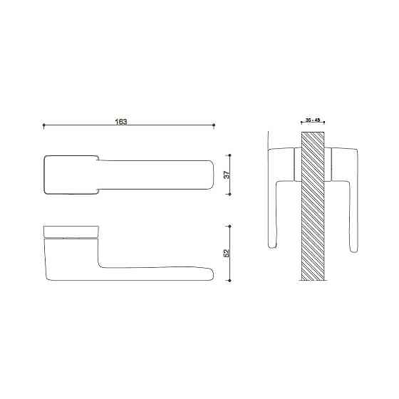 Ручка SYSTEM CORAL 200 RO15 AL6 Киев