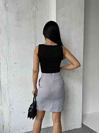 Базова жіноча коротка спідниця олівець Сірий, 44 Одеса