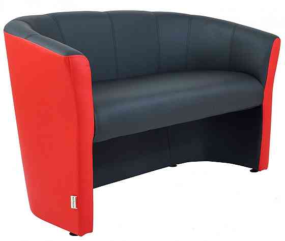 Диван Flay Boom двійка 650х1300х800 Чорно-червоний Київ