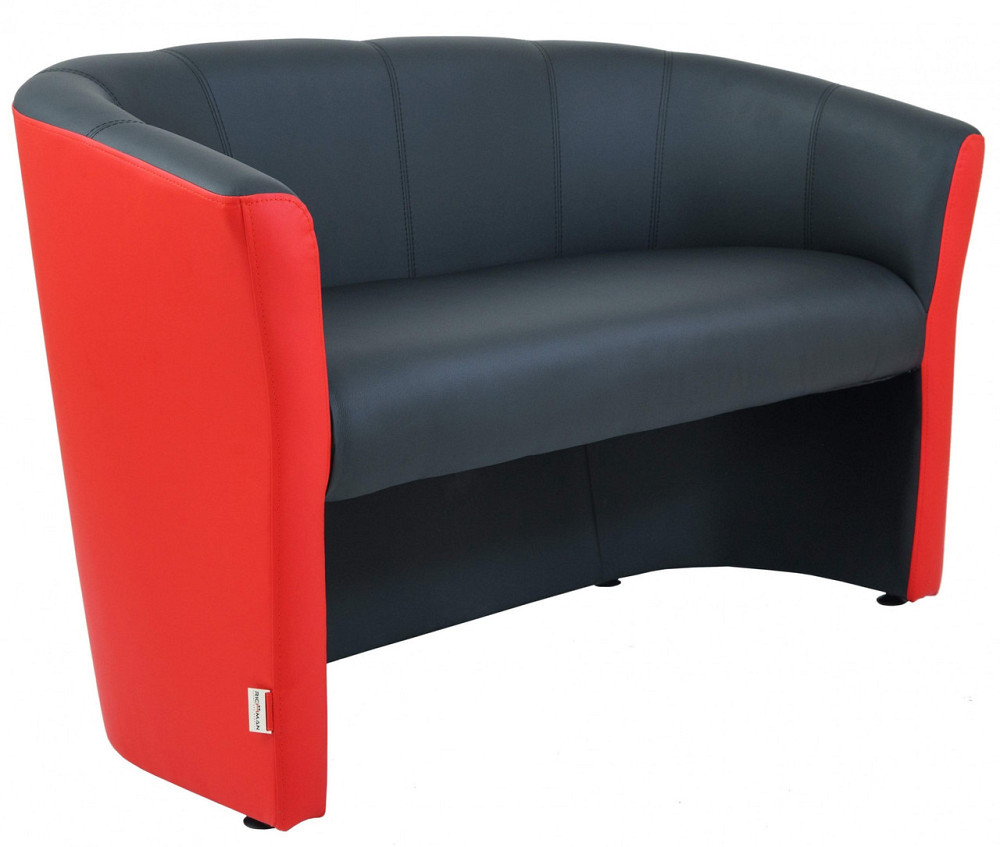 Диван Flay Boom двійка 650х1300х800 Чорно-червоний Київ - фото 1