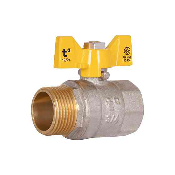 Кран кульовий Thermo Alliance Base 3/4" ВН для газу (метелик) SD607G20 Київ