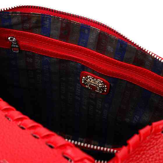 Вмістка жіноча сумка KARYA 20849 шкіряна Червоний Київ