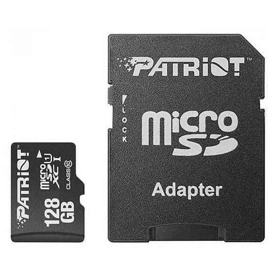 Карта памяти microSDXC (UHS-1) Patriot LX Series 128Gb class 10 (adapter SD) Киев