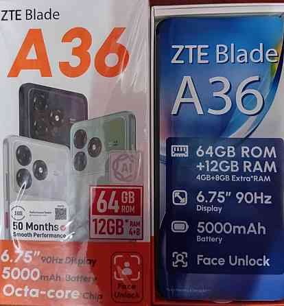 Смартфон ZTE A36 4/64 gb. Киев