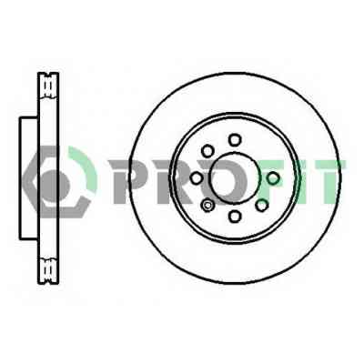 Гальмівний диск Profit 5010-1097 Вінниця