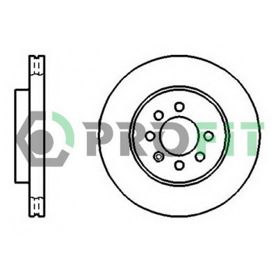Тормозной диск Profit 5010-1097 Винница - изображение 1
