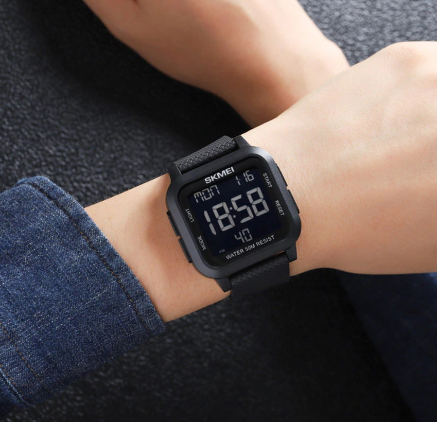 Годинник чоловічий водостійкий тактичний Skmei Chess Black Вінниця - фото 19