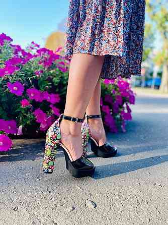 Kluchini БосонІжки жіночі KLUCHINI 4831 чорні (літо, шкіра лакована) (4115) лише 37р. Коломыя