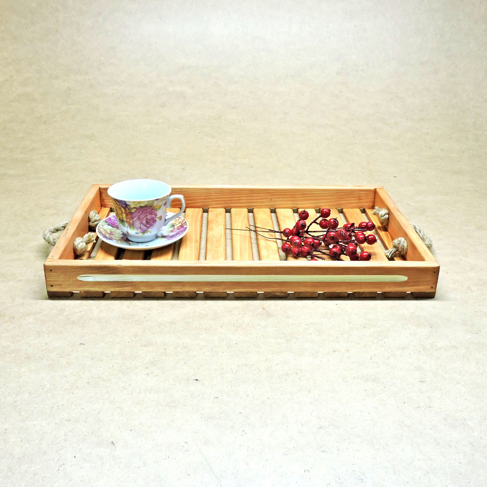 Піднос дерев'яний "Буйон" амаретто Миколаїв - фото 1