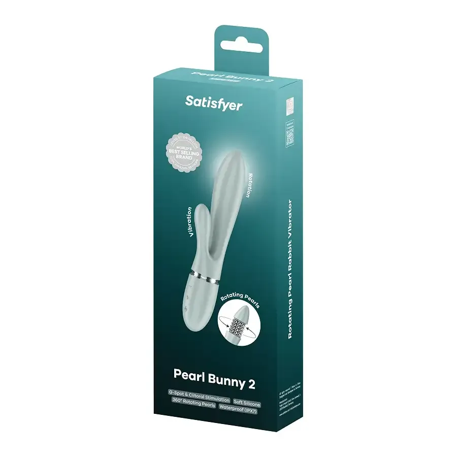 Вібратор-кролик Satisfyer Pearl Bunny 2 Greygreen Львів - фото 8