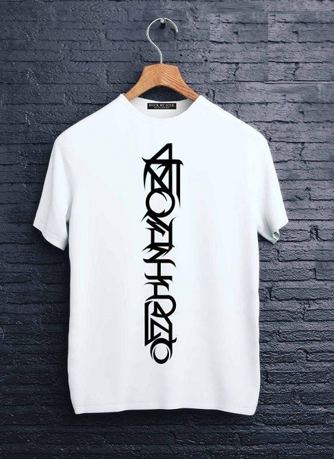 Футболка мужская с принтом  44 Белая 2634325654 Днепр - изображение 1