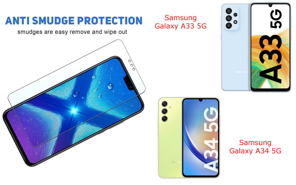 Защитное стекло NeoGlass для Samsung Galaxy A33 5G, Galaxy A34 5G – ультрапрозрачное и устойчивое Киев - изображение 3