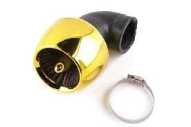 Фільтр повітряний (нульовик) Ø42mm, 45*, турбіна (золотий) Мукачево - фото 1