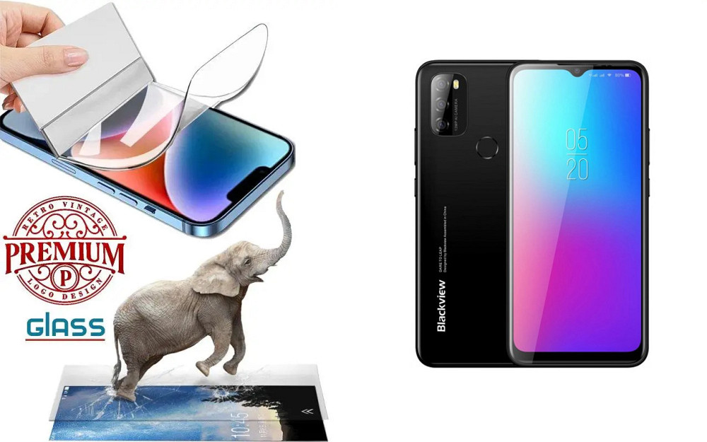 Полиуретановая пленка Blackview A70, A70 Pro, Premium, толщина 0,2 мм Киев - изображение 1