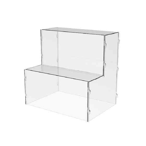 Товарна горка EKOSTAR на 2 сходи з акрилу 200x150x200 Київ