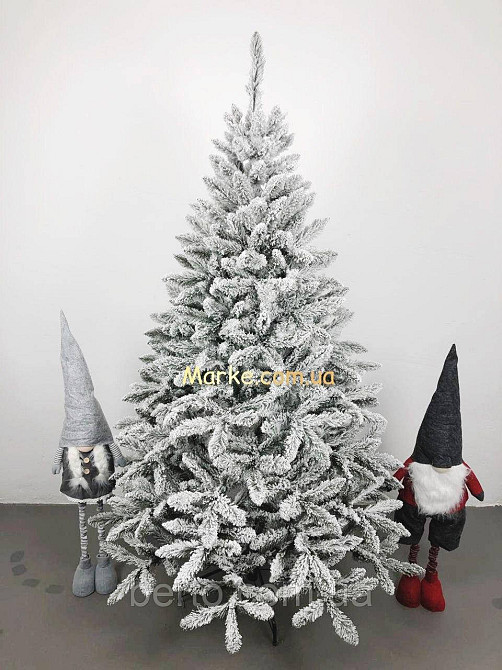 Ялинка штучна із пвх засніжена Вікторія 220см 2,2м Київ - фото 1