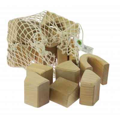 Конструктор Nic деревянный Большой натуральный 17 эл. (NIC523283) Винница