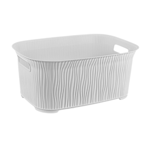WAVY кошик для чистої білизни 26л (1) (Х-69-білий (white)) Житомир - фото 1