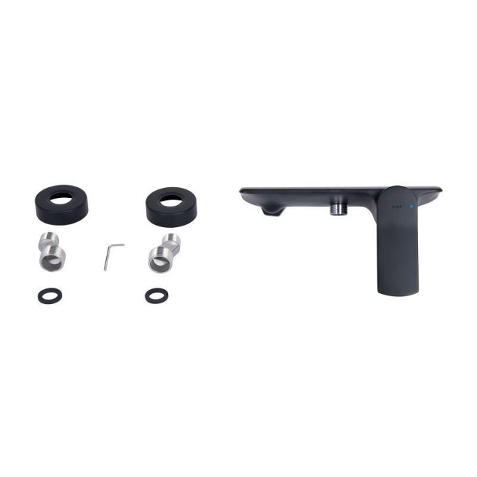 Змішувач для душу Qtap Slavonice QTSLA266BLM45908 Black Matt Харків - фото 4