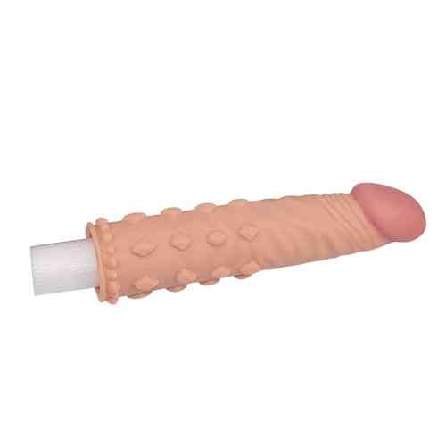 Насадка на член - Pleasure X-Tender Penis Sleeve Add 2" Flesh Sex Aura Київ