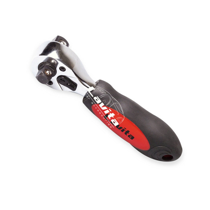 Трещетка двусторонняя с квадратом 1/2