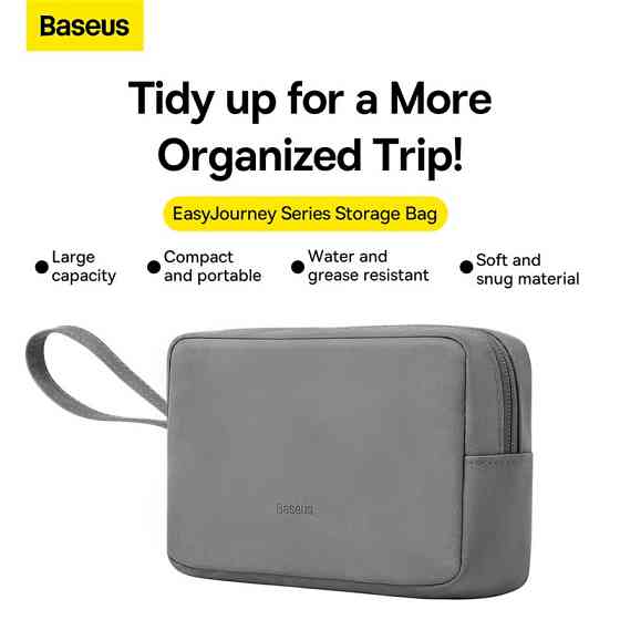 Сумка для гаджетів Baseus EasyJourney Series Storage Bag, Dark Gray Київ