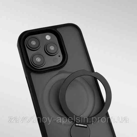 Iphone 15 Pro Max Матовый чехол Откидной магсейф (TPU+PC) Одесса