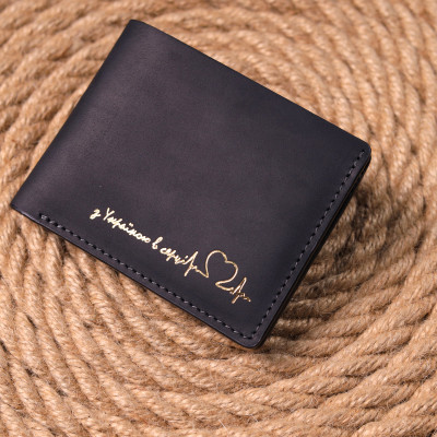 Портмоне Grande Pelle Кожаное Черное (16733) Винница - изображение 10