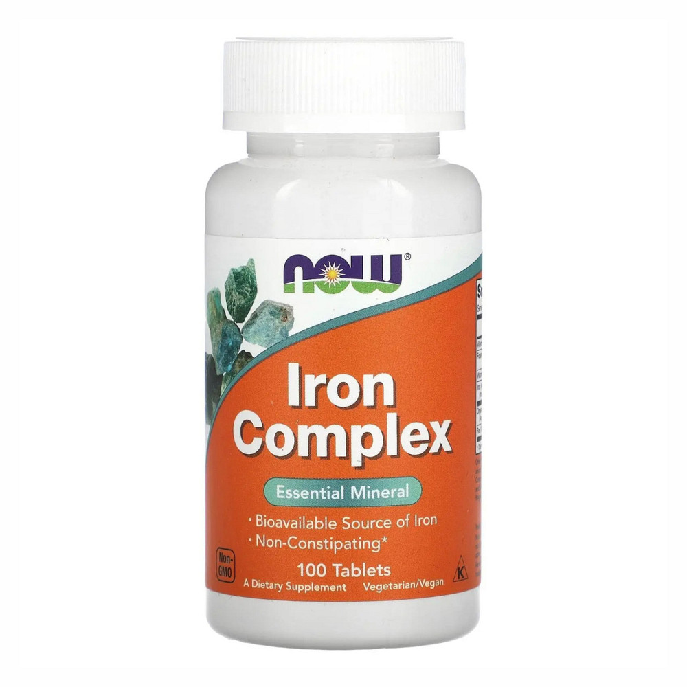 Железо Now Foods Iron Complex 100 tabs Киев - изображение 1