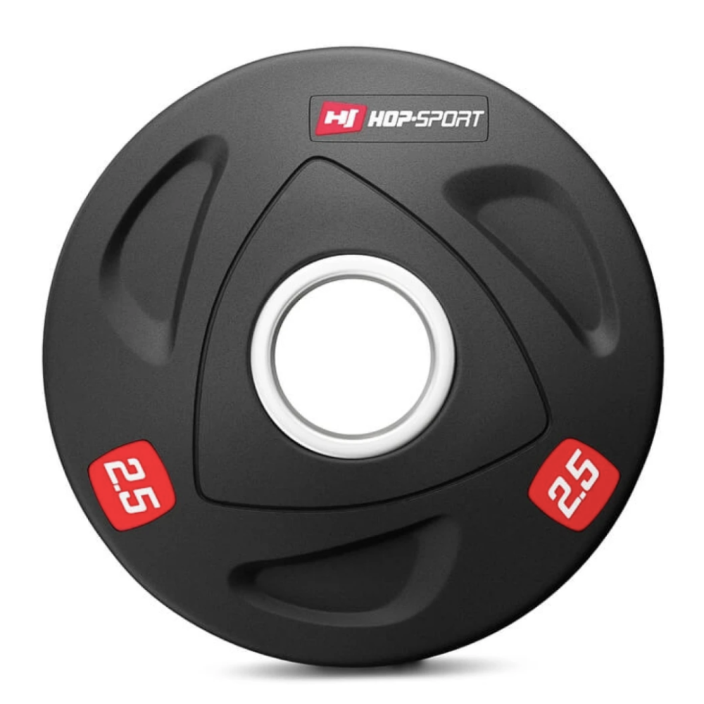 Набір дисків олімпійських Hop-Sport 4 х 2,5кг Киев - изображение 3