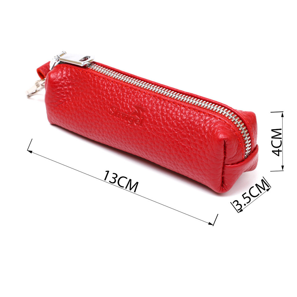 Шкіряна жіноча ключниця Shvigel 16537 Червоний Київ - фото 8