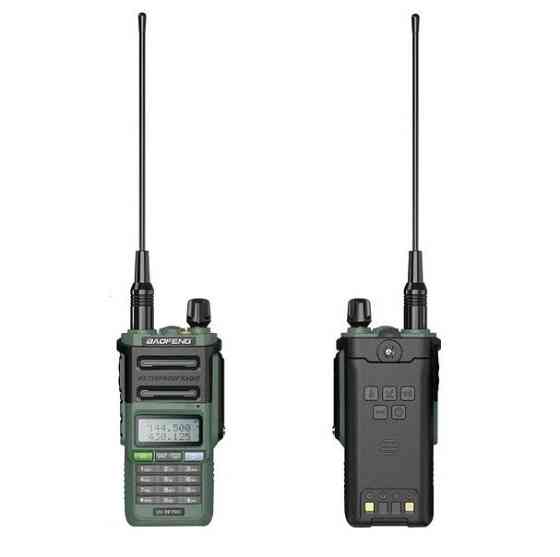 Радіостанція рація Baofeng UV-9R Pro 8W водонепроникна IP68 Type-C батарея 1800 мА·год (Зелений) Вінниця