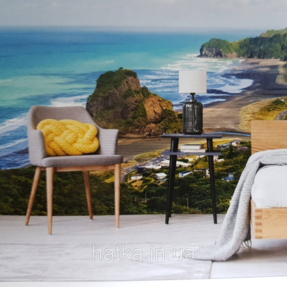 Фотообои виниловые на флизелине расширяющие пространство вид на море горы Киев - изображение 2