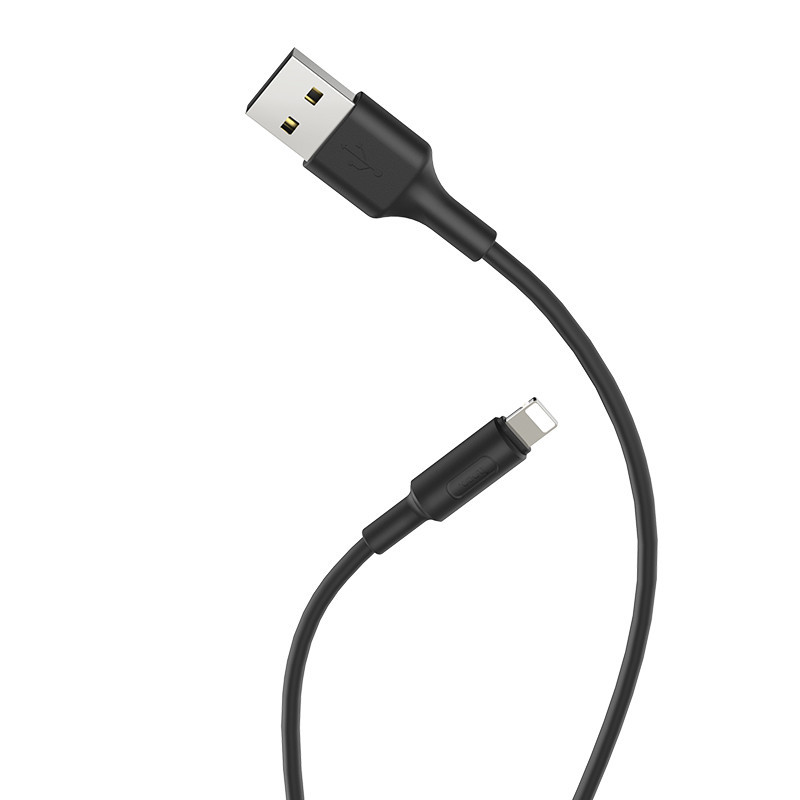 Кабель HOCO X25 USB - iPhone, 1м, чорний Київ - фото 4