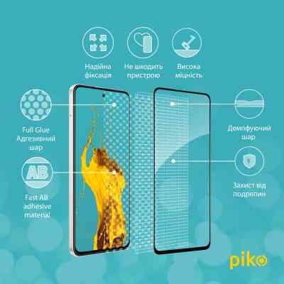 Скло захисне Piko Full Glue RealMe C55 Black (1283126579752) Вінниця