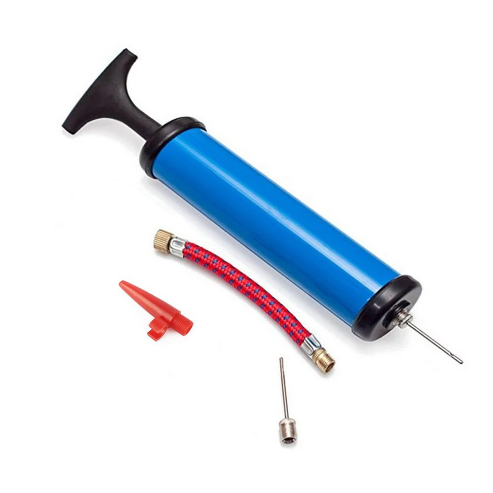 Насос ручний для м'ячів, надувних виробів Pump NE-P-18B синій Вінниця - фото 1