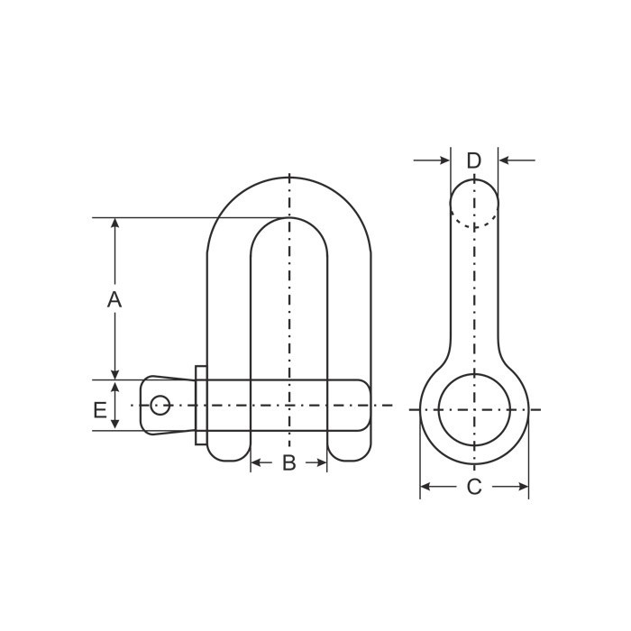 Скоба монтажная нержавеющая (прямая, винт) 10,0 Одесса - изображение 2