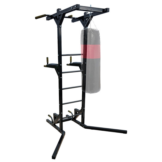 Спортивный комплекс турник, брусья, пресс и кольцо для груши (50х50 мм) (А838-50-Ч) Киев - изображение 2