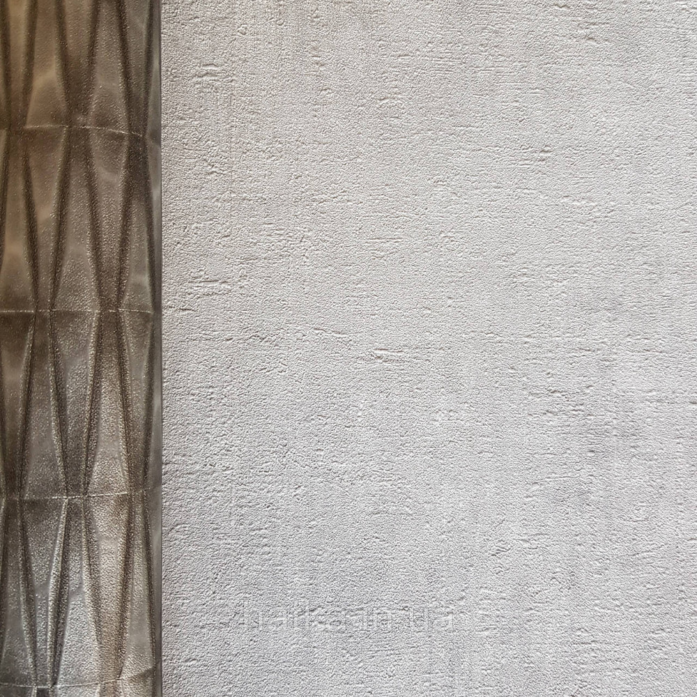 Шпалери вінілові на флізелін Rasch Factory 0.53х10,05 під штукатурку під бетон структурні світло сірі 429237 Київ - фото 2