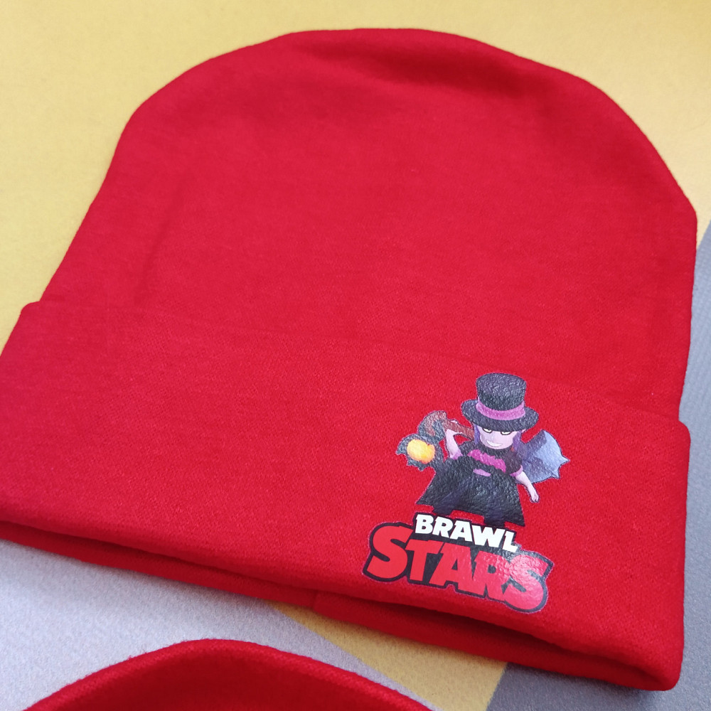 Шапка и хомут теплые бравл старс 50-54 ангорка Киев - изображение 2